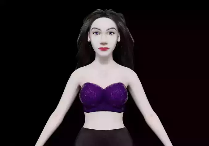 young party woman V28633 