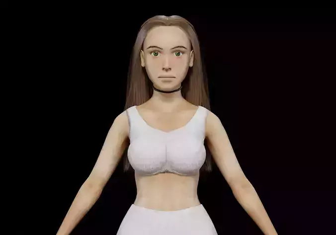 pretty young woman V25584 