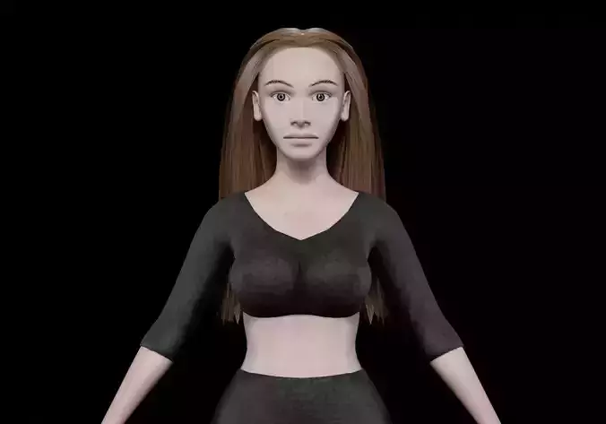 pretty cute woman V25620 