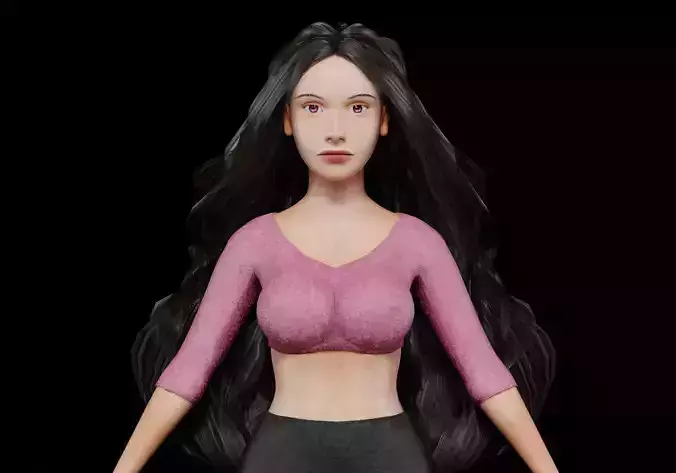 cute teen woman V34101 