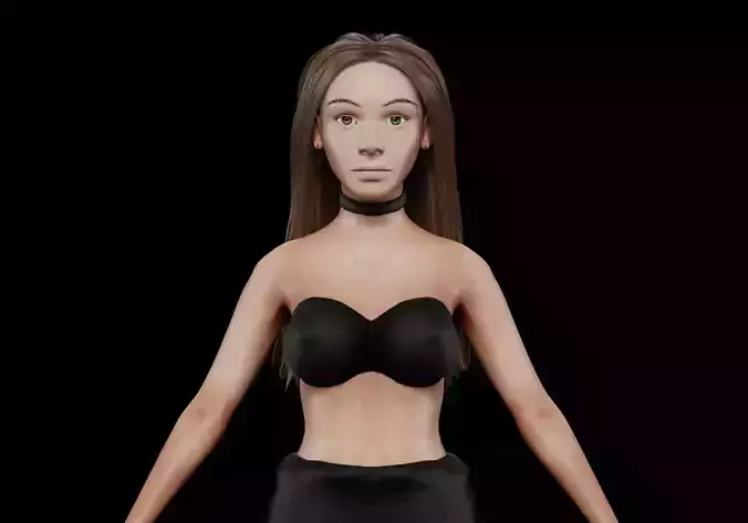 cool pretty woman V27487 