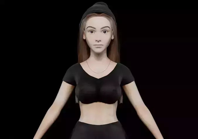 classic young woman V27680 