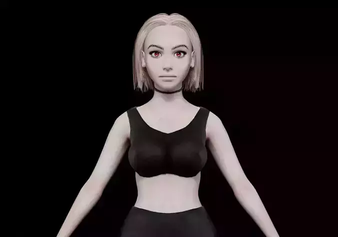 classic blond woman V27314 