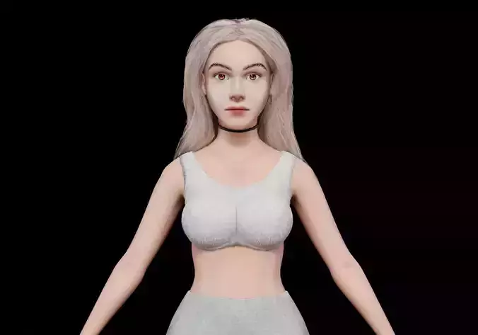 blond pretty woman V30193 