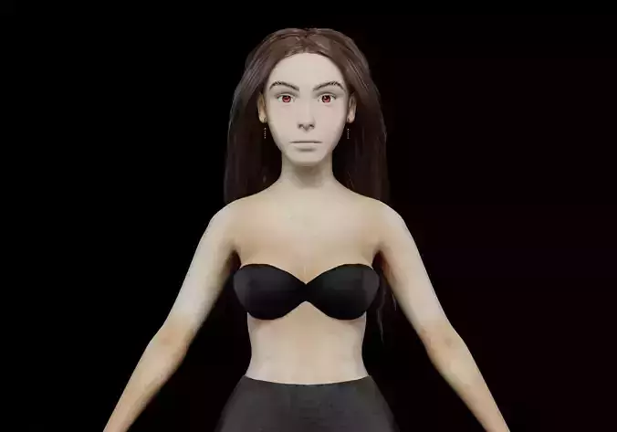 basic young woman V29044 