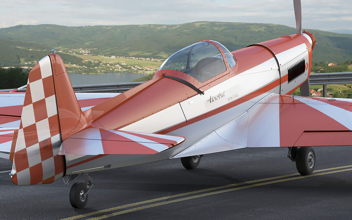 Zlin Z526 AFS 3D model_15