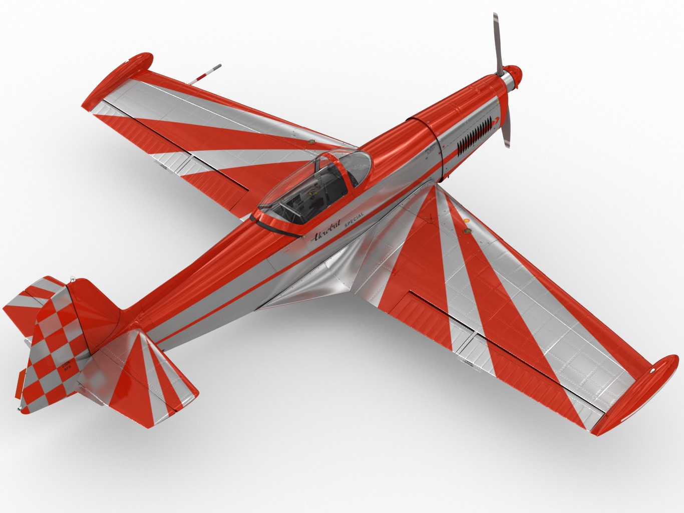 Zlin Z526 AFS 3D model_5