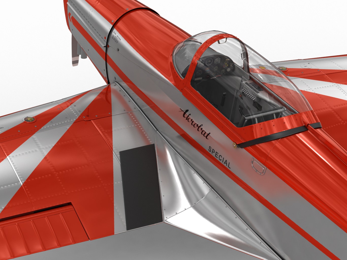 Zlin Z526 AFS 3D model_7