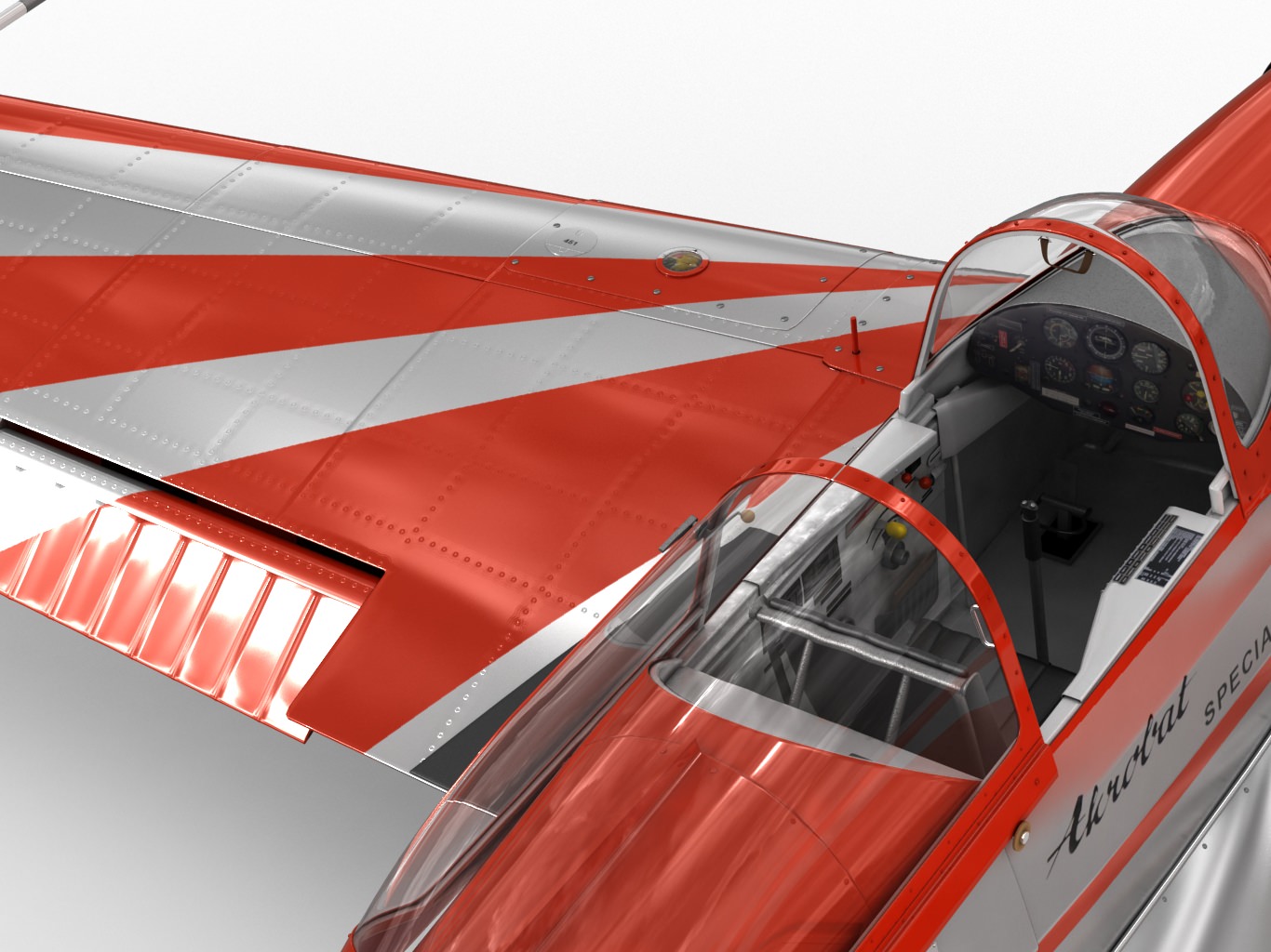 Zlin Z526 AFS 3D model_12