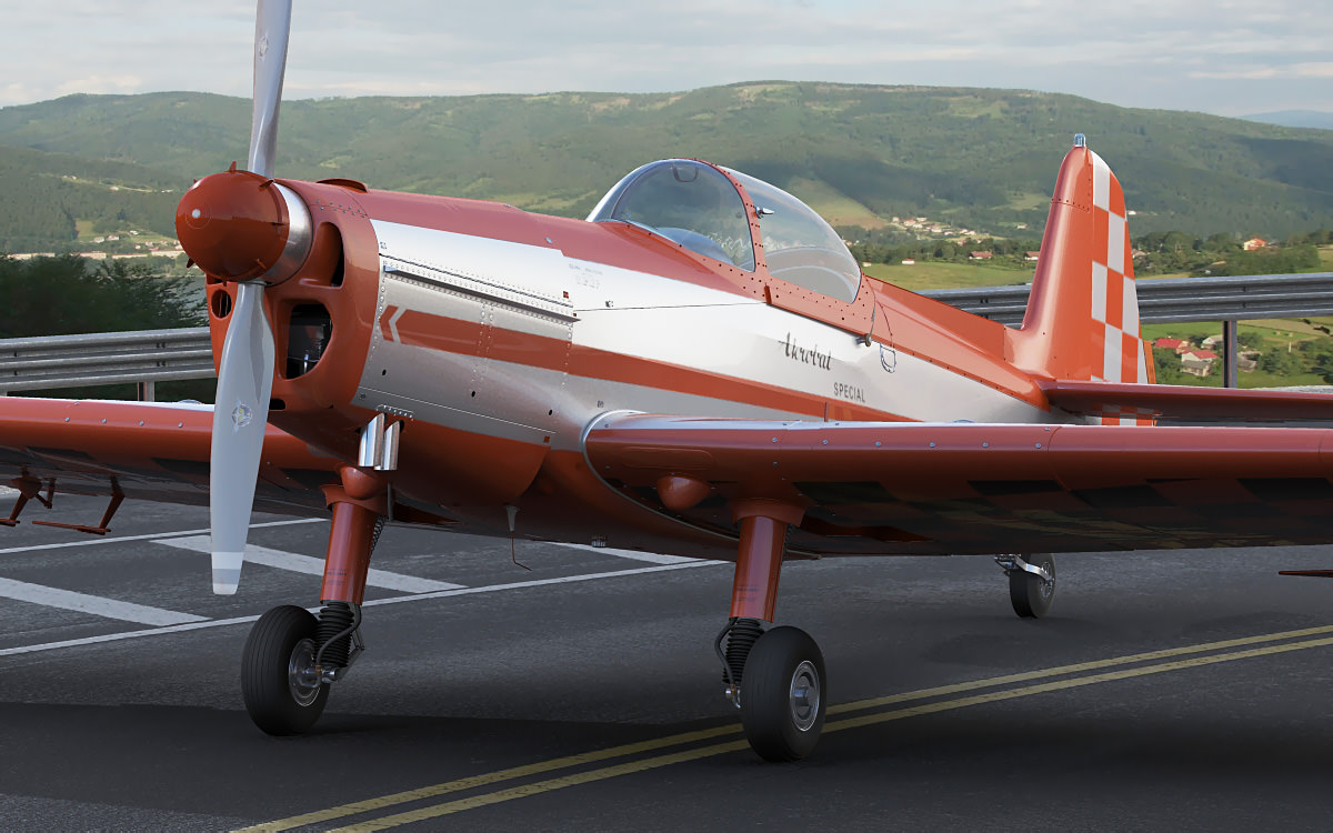 Zlin Z526 AFS 3D model_14