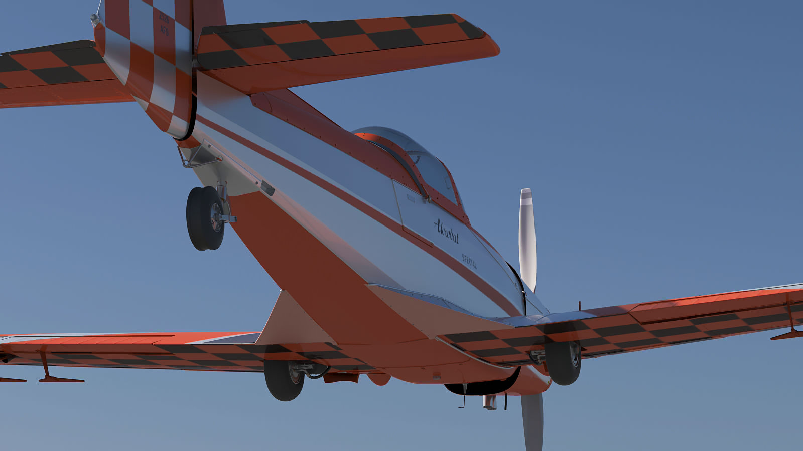 Zlin Z526 AFS 3D model_19