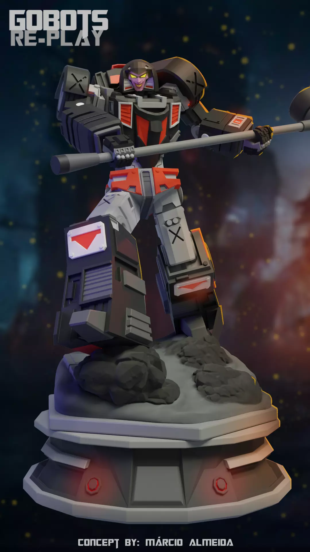 Gobot Crasher 3D print model