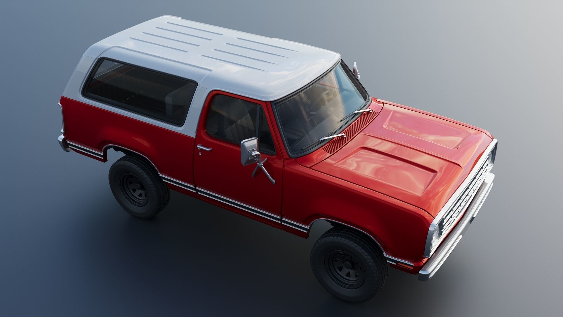 Dodge Ramcharger 1973 3D print model_12