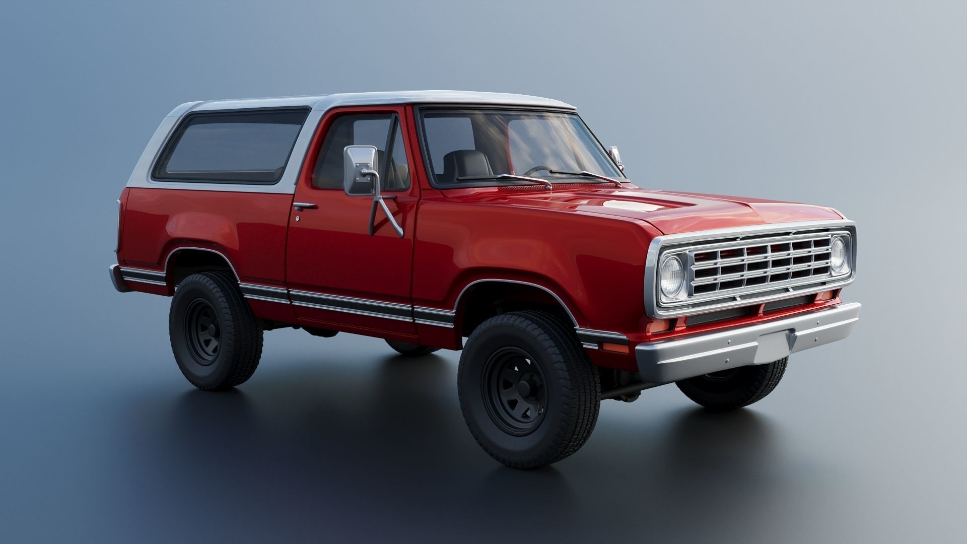 Dodge Ramcharger 1973 3D print model_9