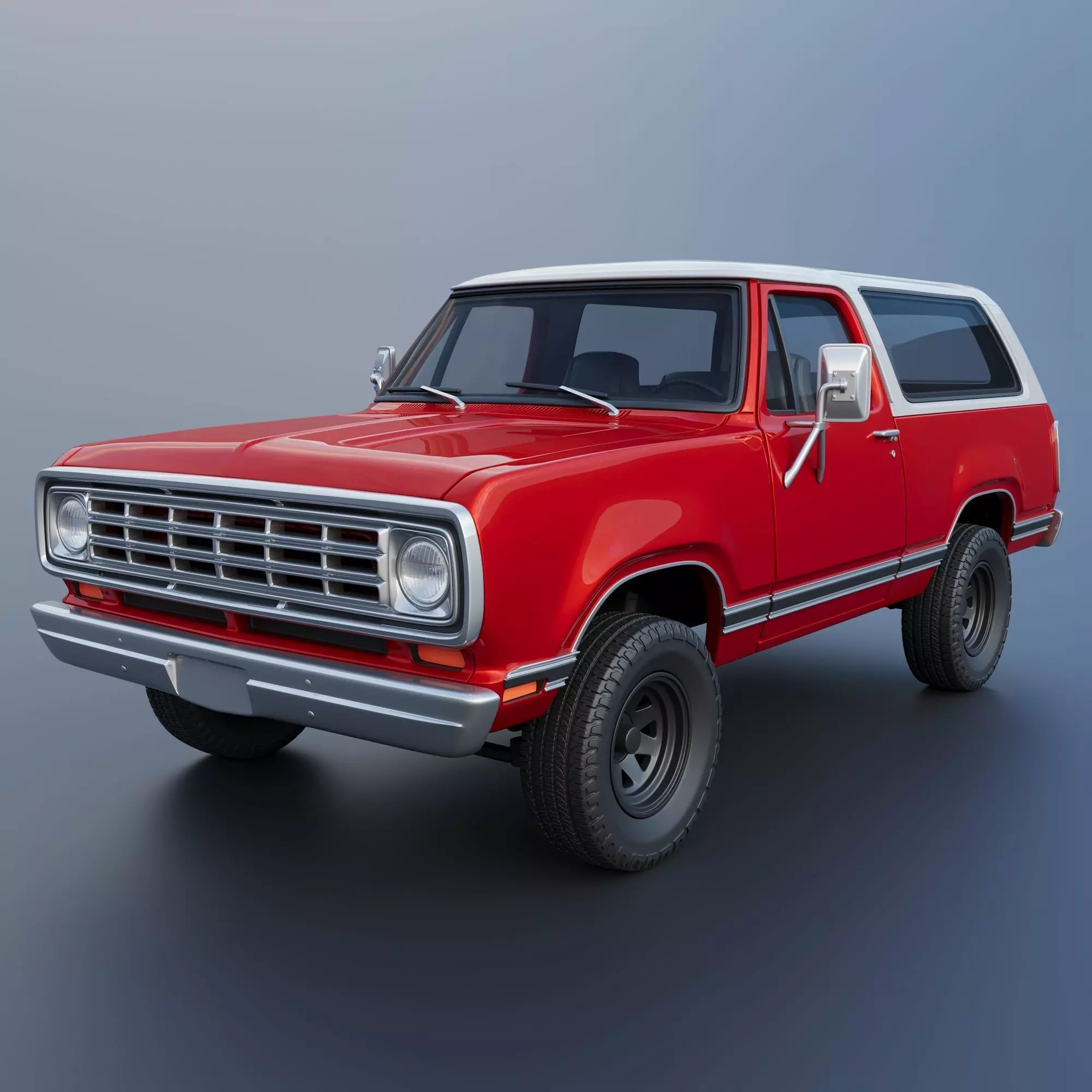 Dodge Ramcharger 1973 3D print model_0