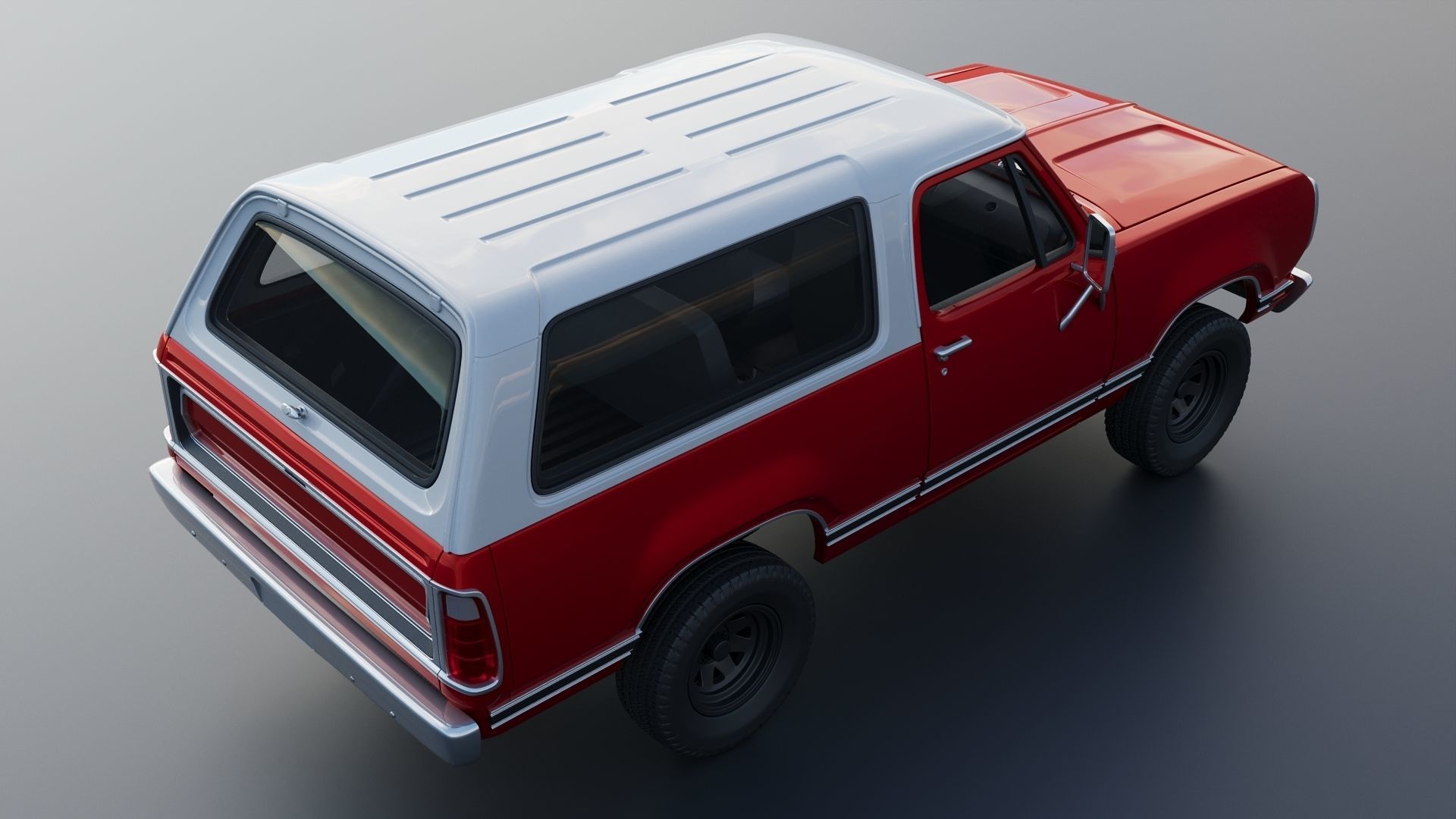 Dodge Ramcharger 1973 3D print model_7