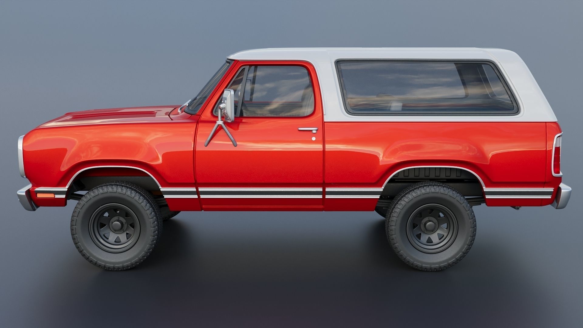 Dodge Ramcharger 1973 3D print model_3