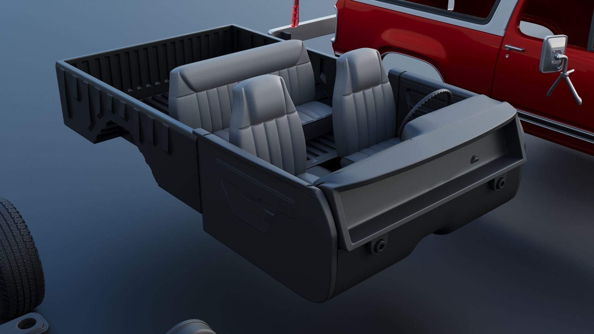 Dodge Ramcharger 1973 3D print model_22