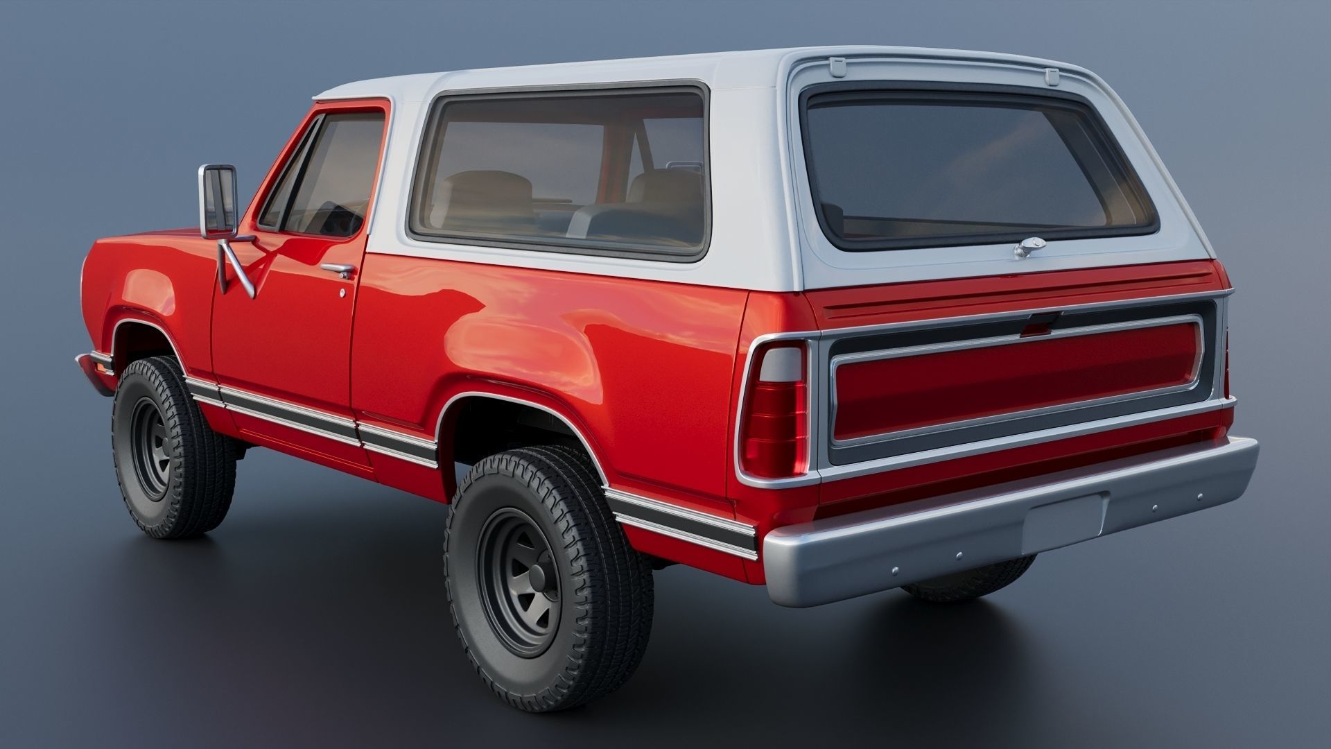 Dodge Ramcharger 1973 3D print model_4