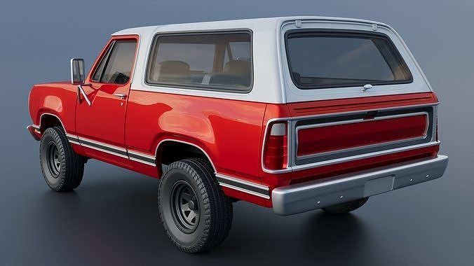 Dodge Ramcharger 1973 3D print model 5