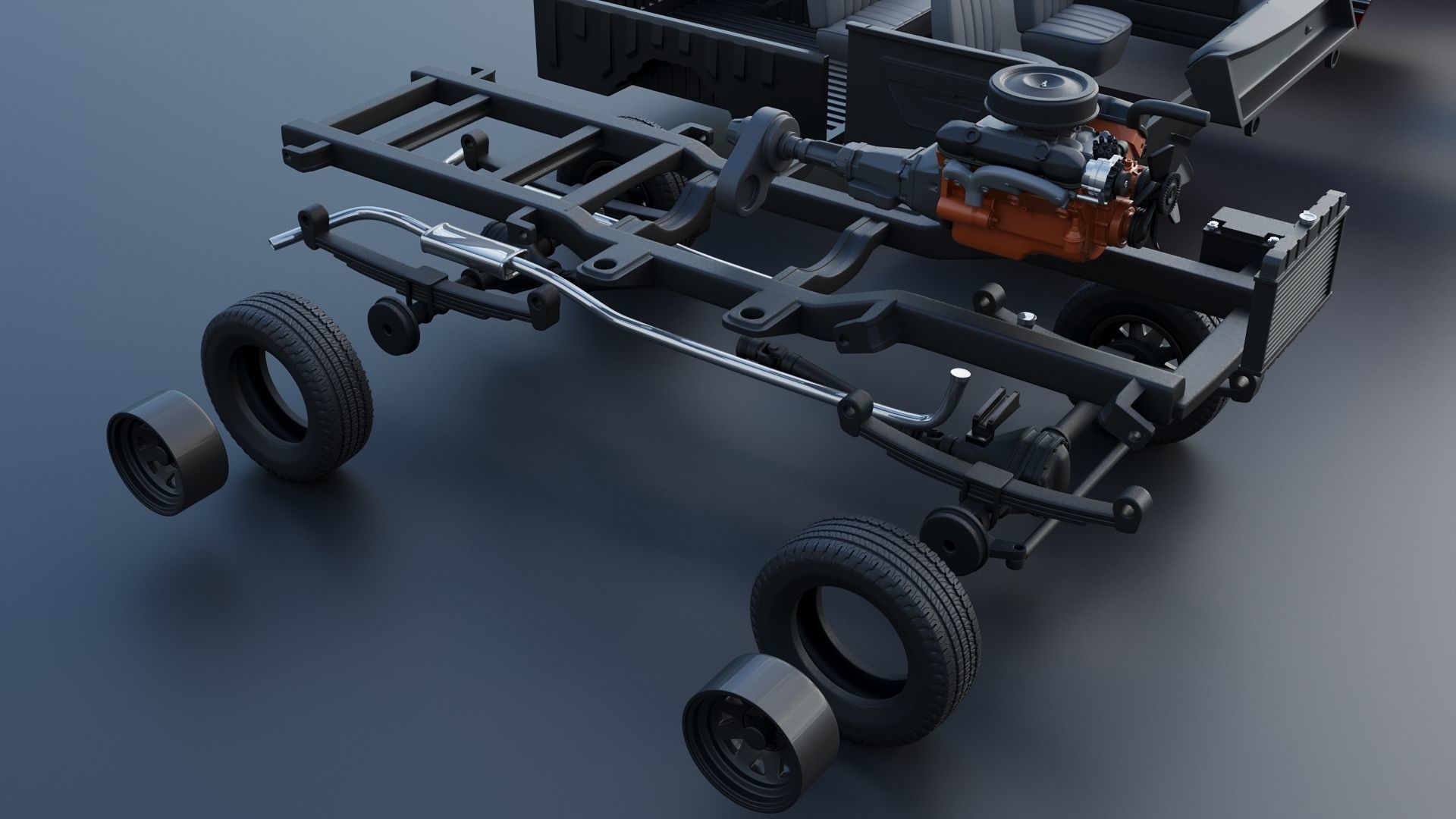 Dodge Ramcharger 1973 3D print model_26