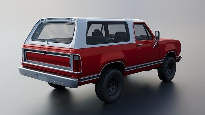 Dodge Ramcharger 1973 3D print model 7
