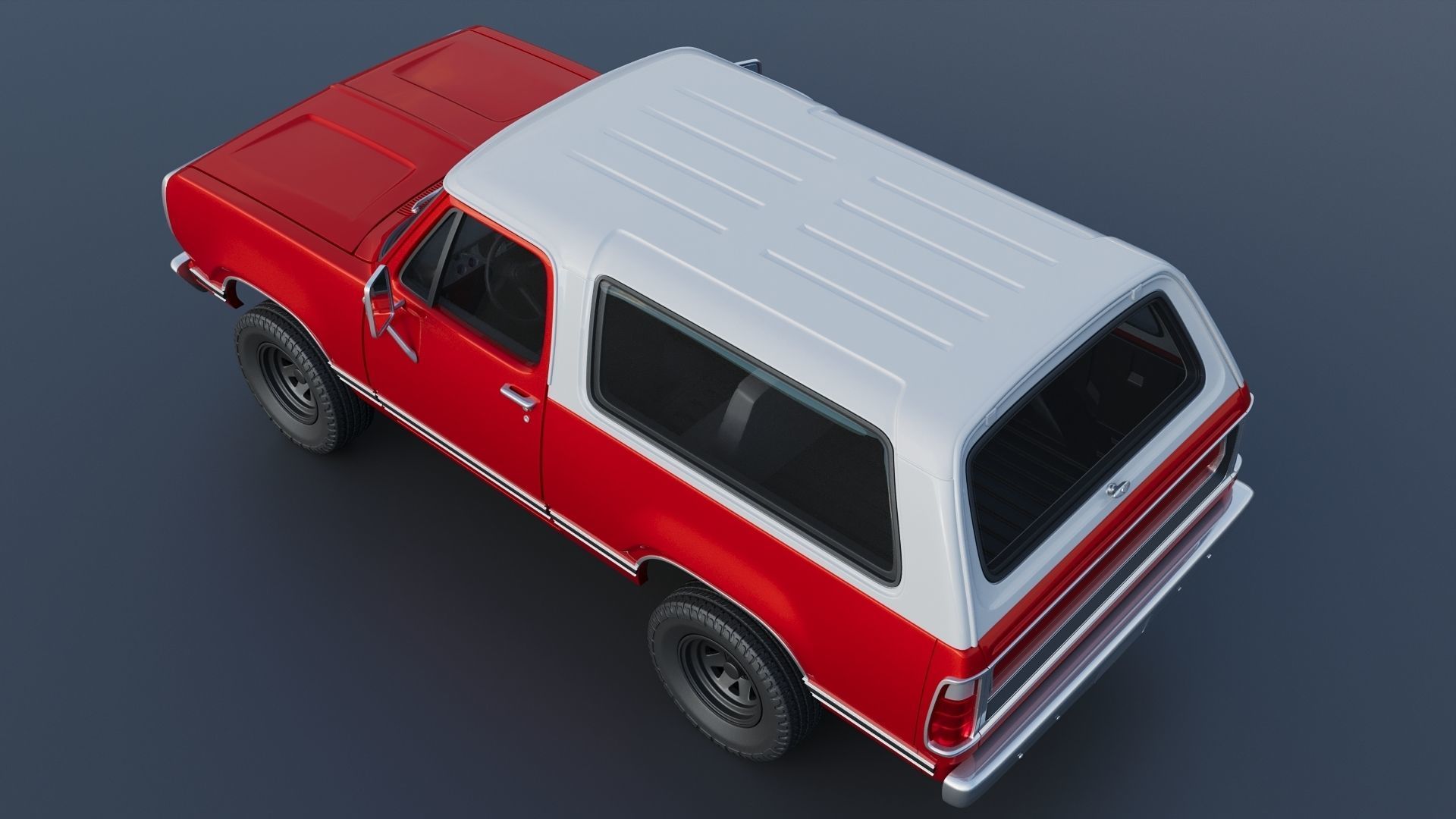 Dodge Ramcharger 1973 3D print model_5