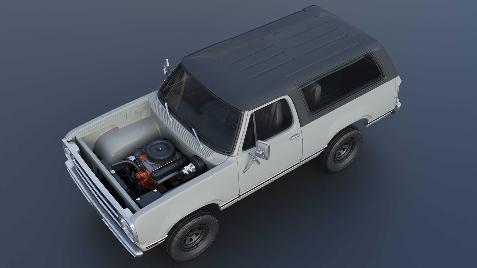 Dodge Ramcharger 1979 3D print model_13
