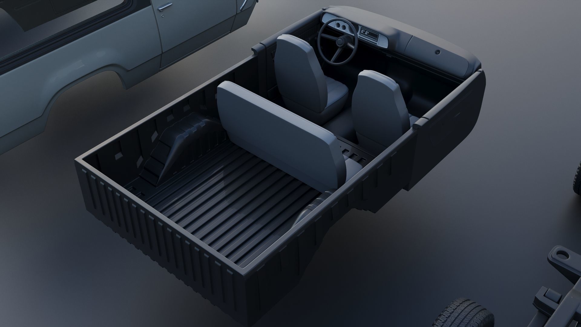 Dodge Ramcharger 1979 3D print model_24