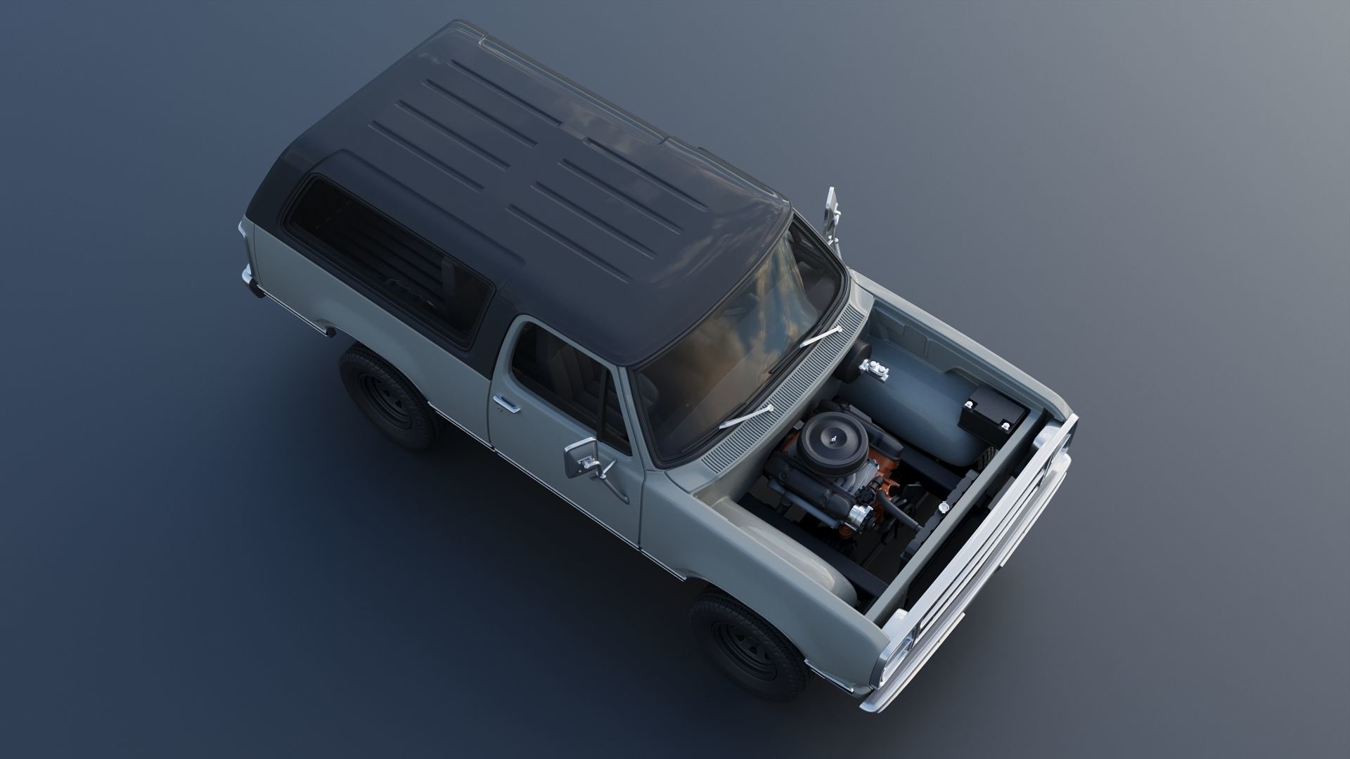 Dodge Ramcharger 1979 3D print model_14