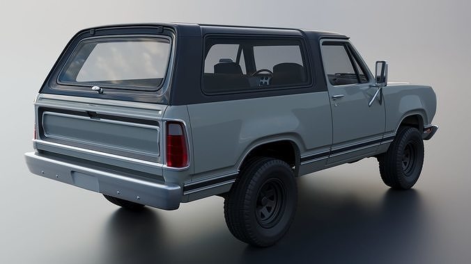 Dodge Ramcharger 1979 3D print model 7