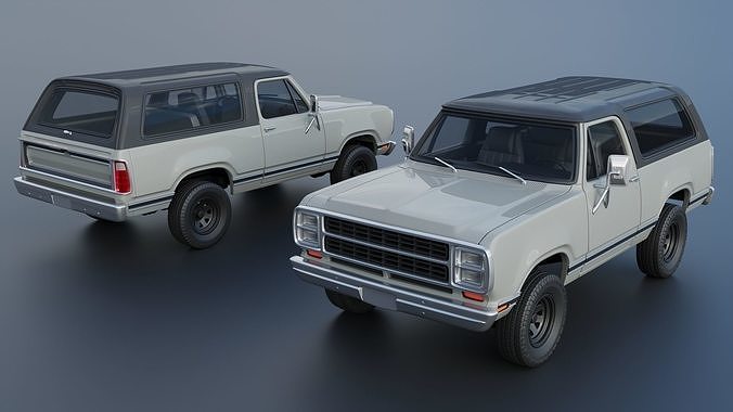 Dodge Ramcharger 1979 3D print model 2