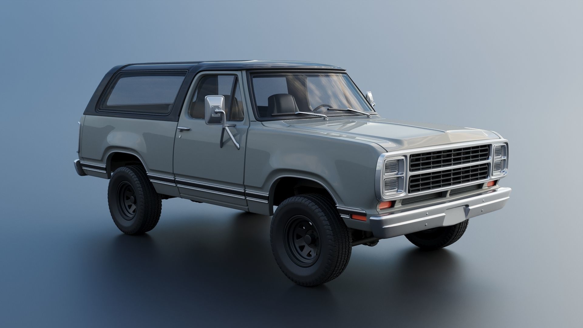 Dodge Ramcharger 1979 3D print model_9