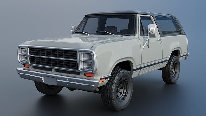 Dodge Ramcharger 1979 3D print model 3