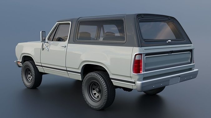 Dodge Ramcharger 1979 3D print model 5