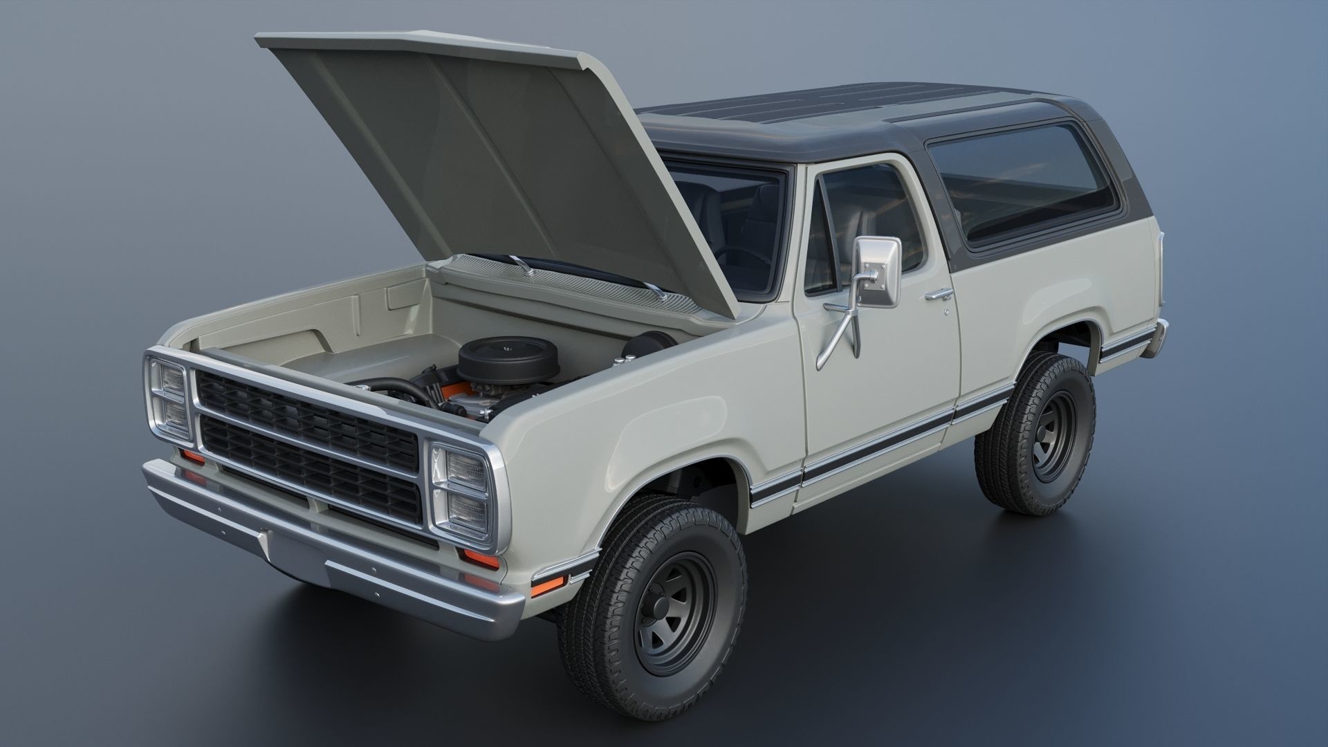 Dodge Ramcharger 1979 3D print model_12