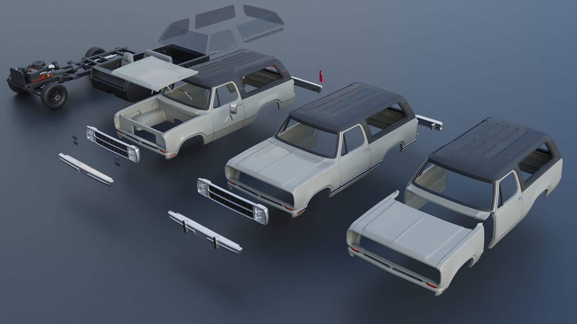 Dodge Ramcharger 1979 3D print model_16