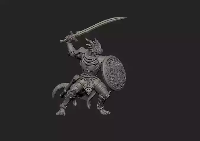 Flame Warrior  3D print model