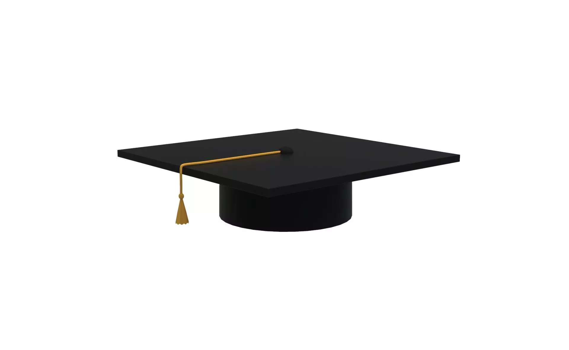 Prop98 Graduation Cap Low-poly 3D model