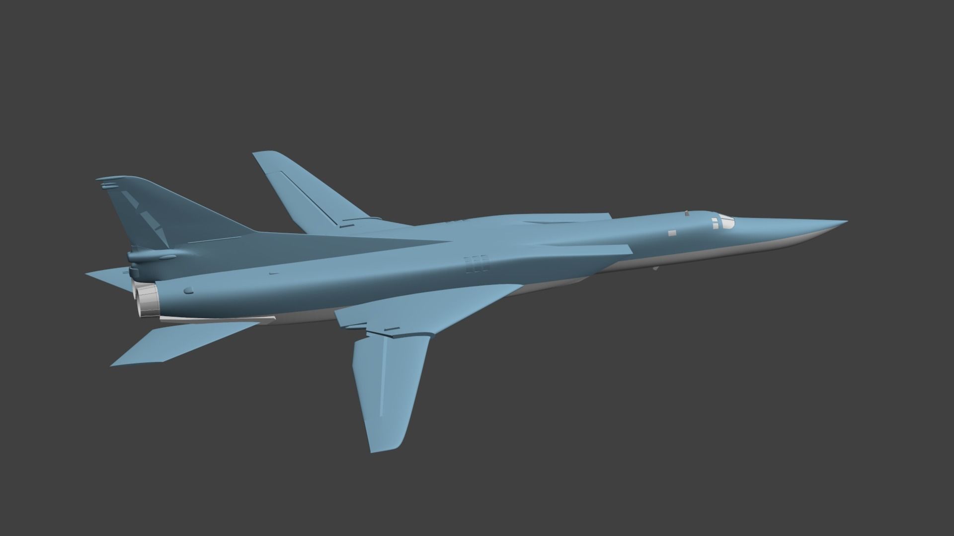 Tu-22M3  Backfire 3D print model_2