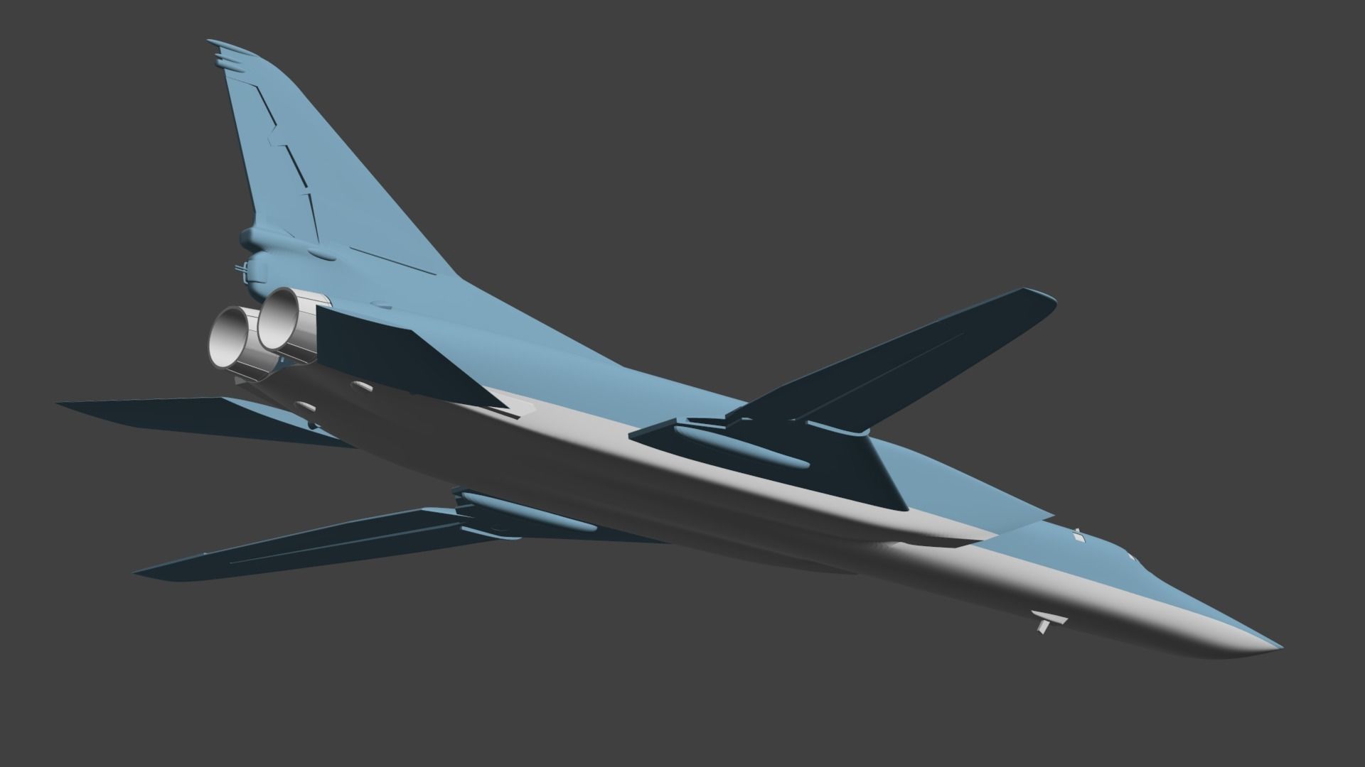 Tu-22M3  Backfire 3D print model_6