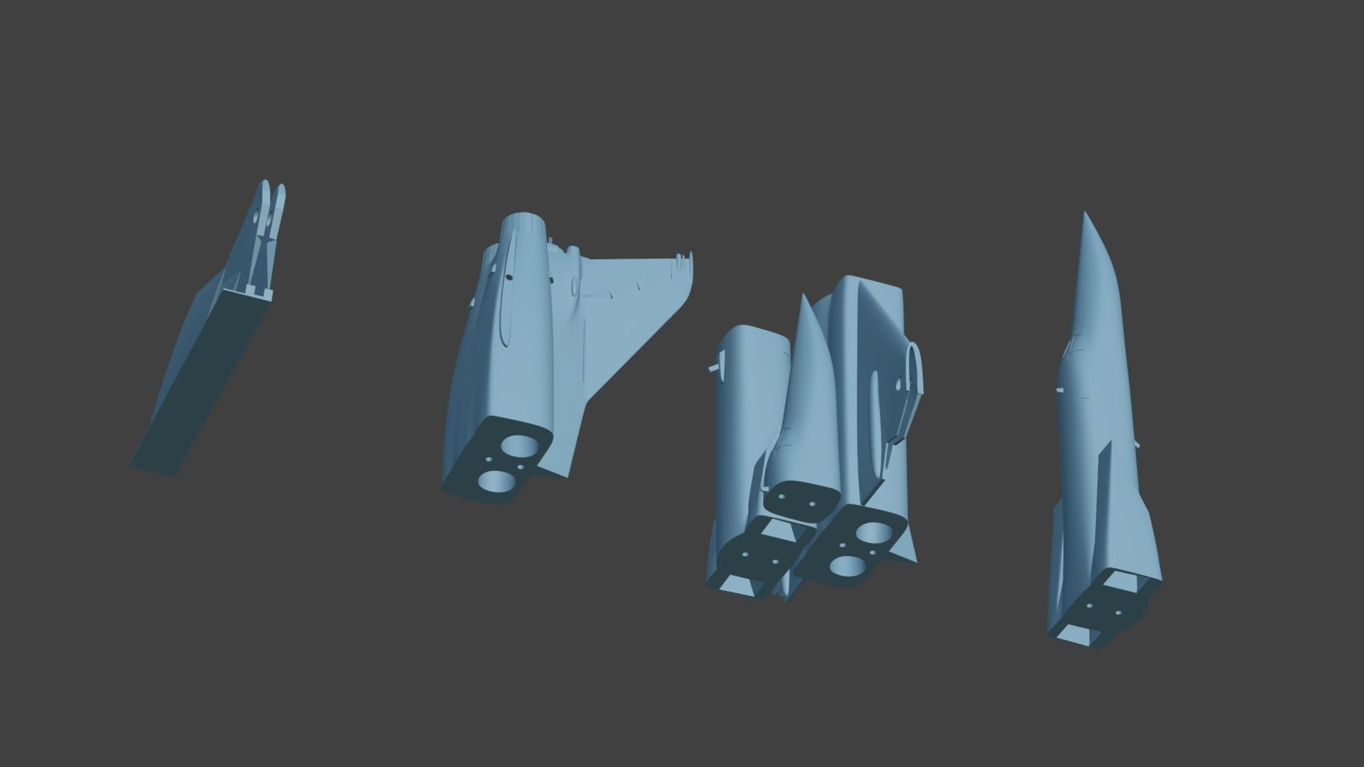 Tu-22M3  Backfire 3D print model_10