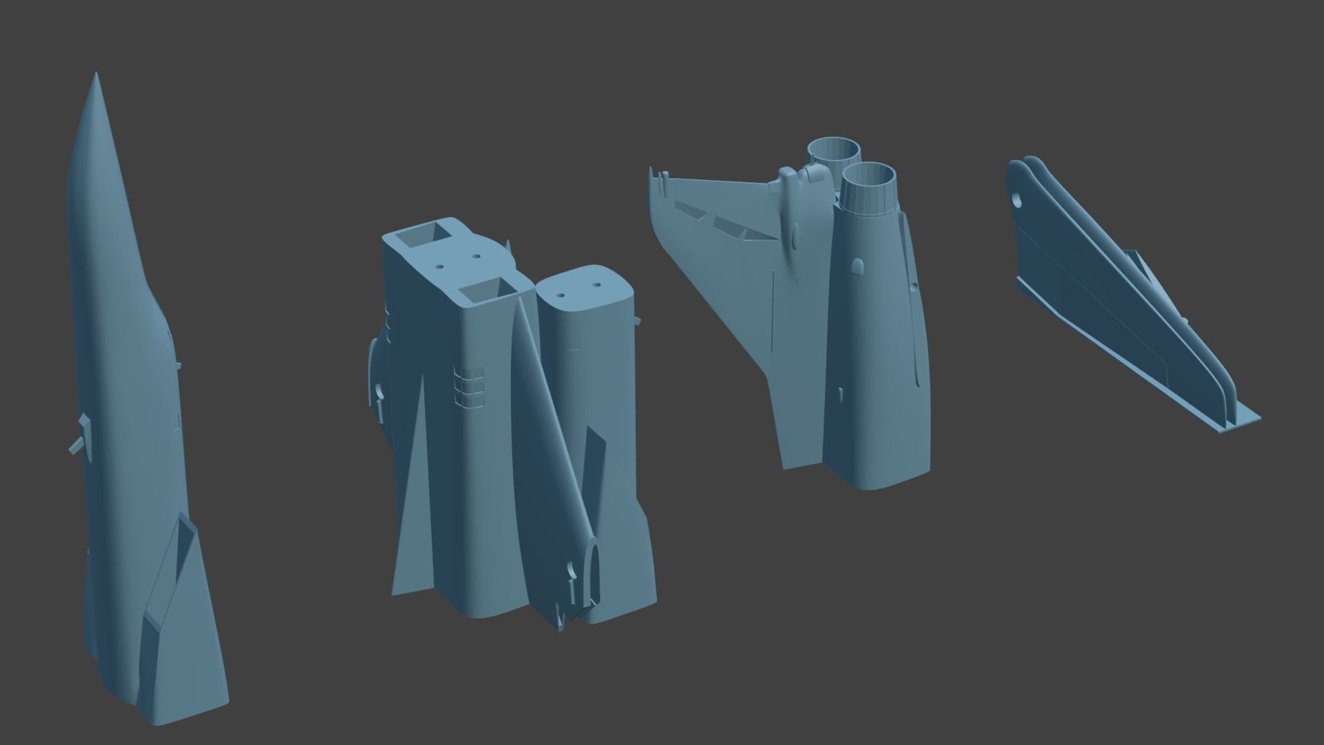 Tu-22M3  Backfire 3D print model_8