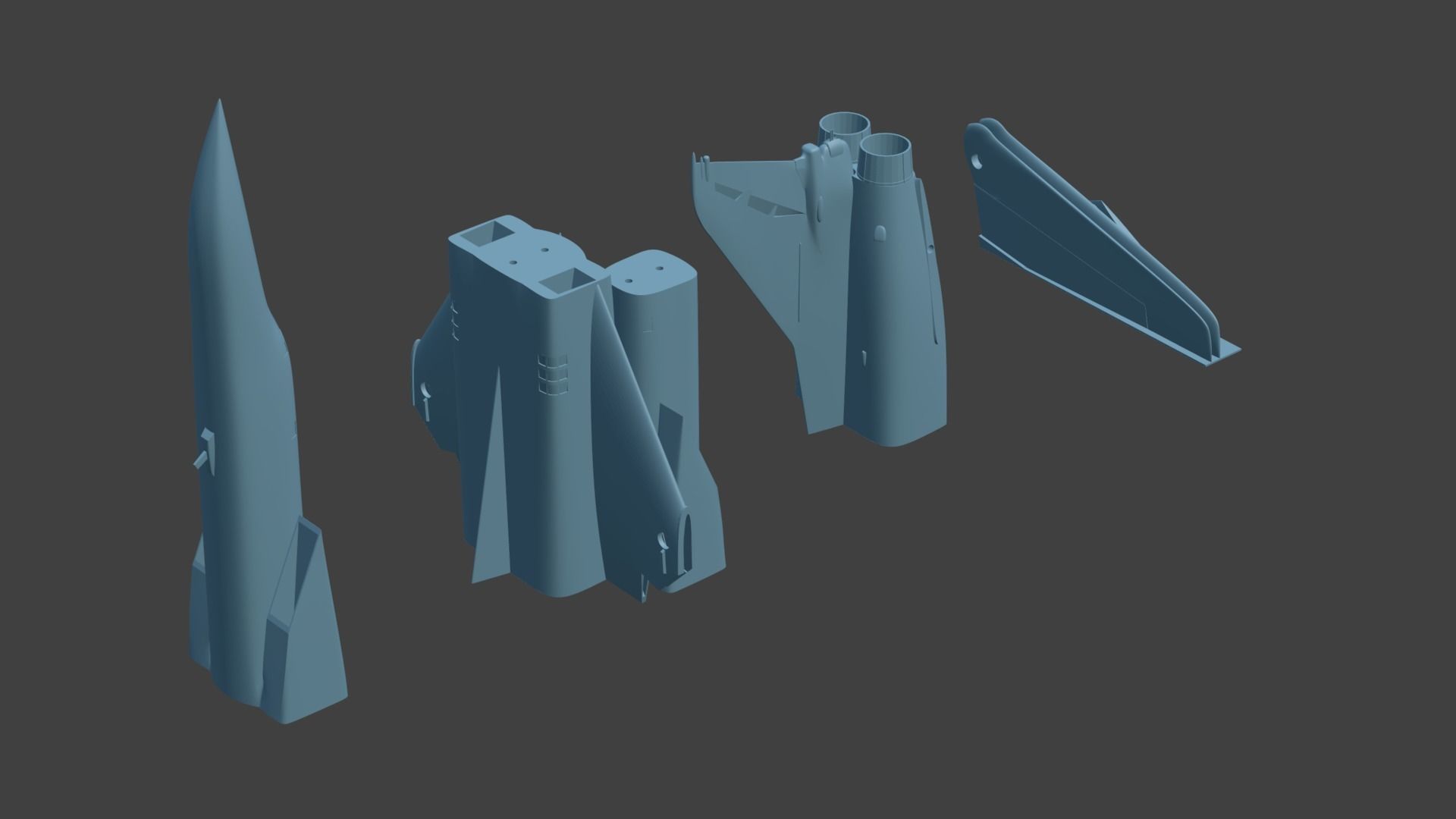 Tu-22M3  Backfire 3D print model_7