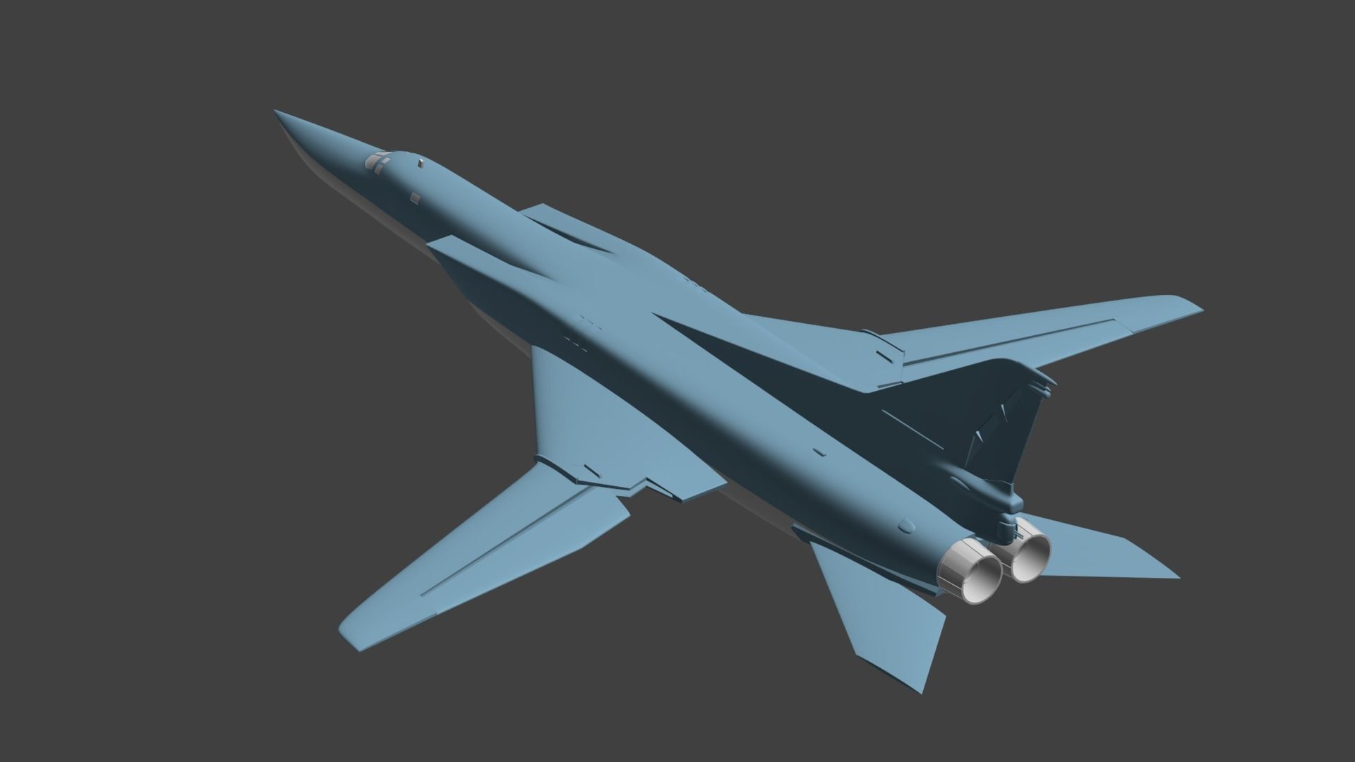 Tu-22M3  Backfire 3D print model_4