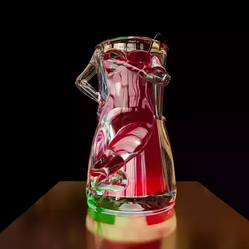 Woman Like Glass Vase