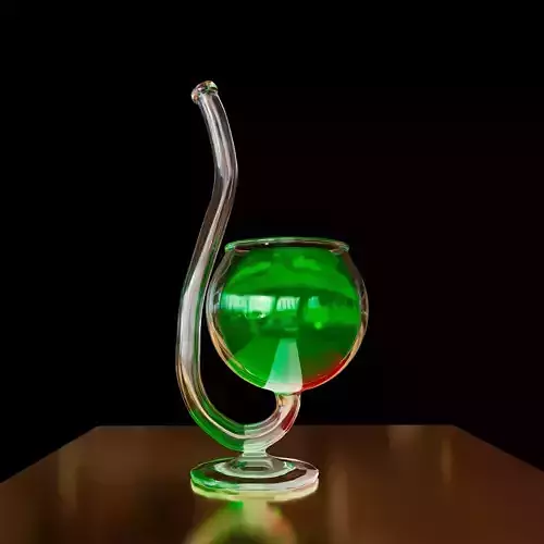 Pipe Glass Vase Like