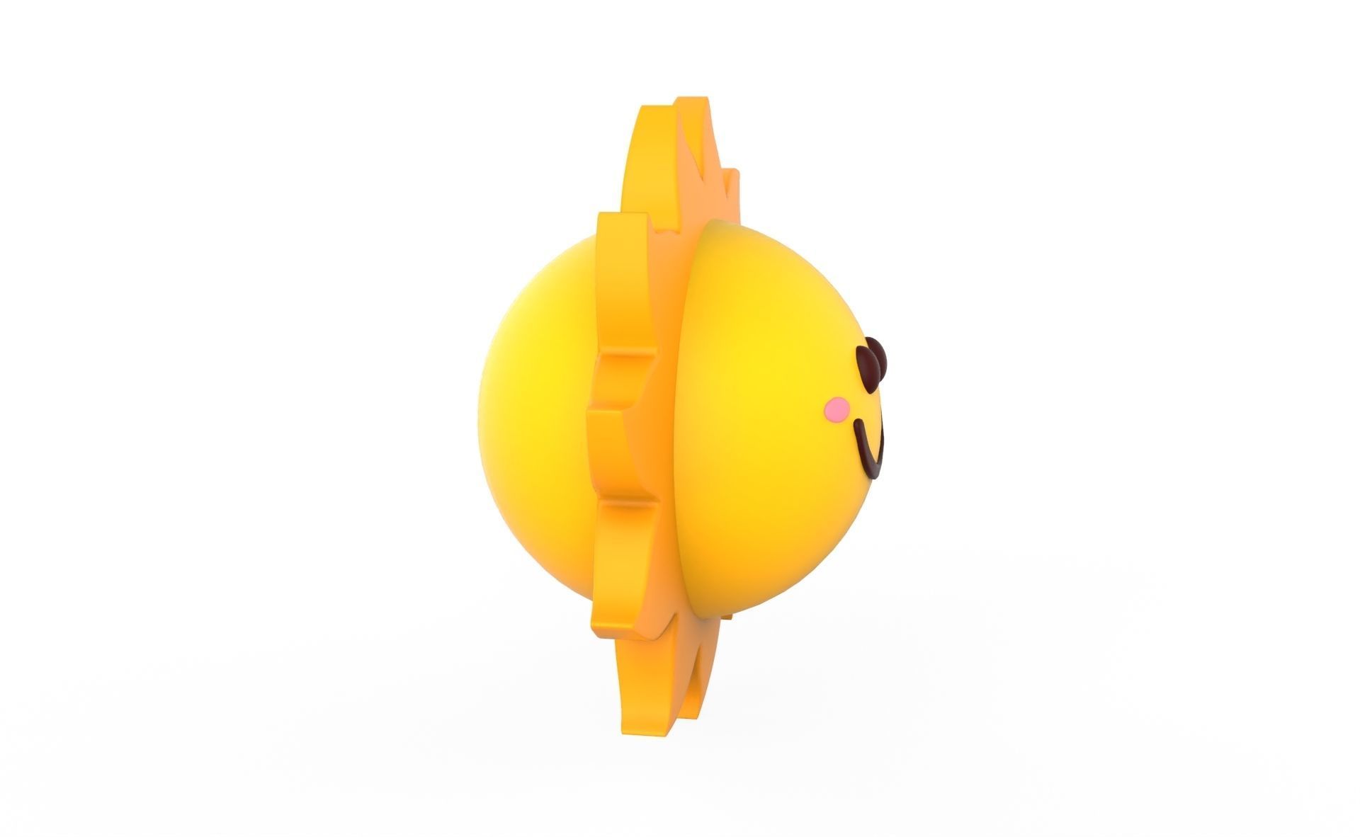 Prop99 Sun Low-poly 3D model_13