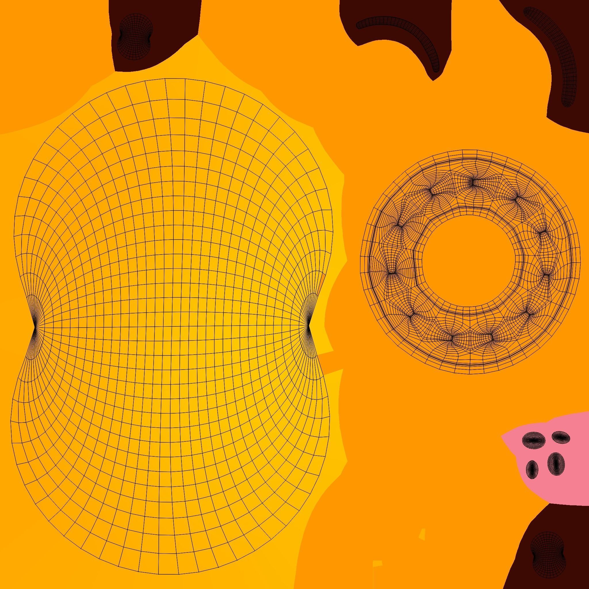 Prop99 Sun Low-poly 3D model_18