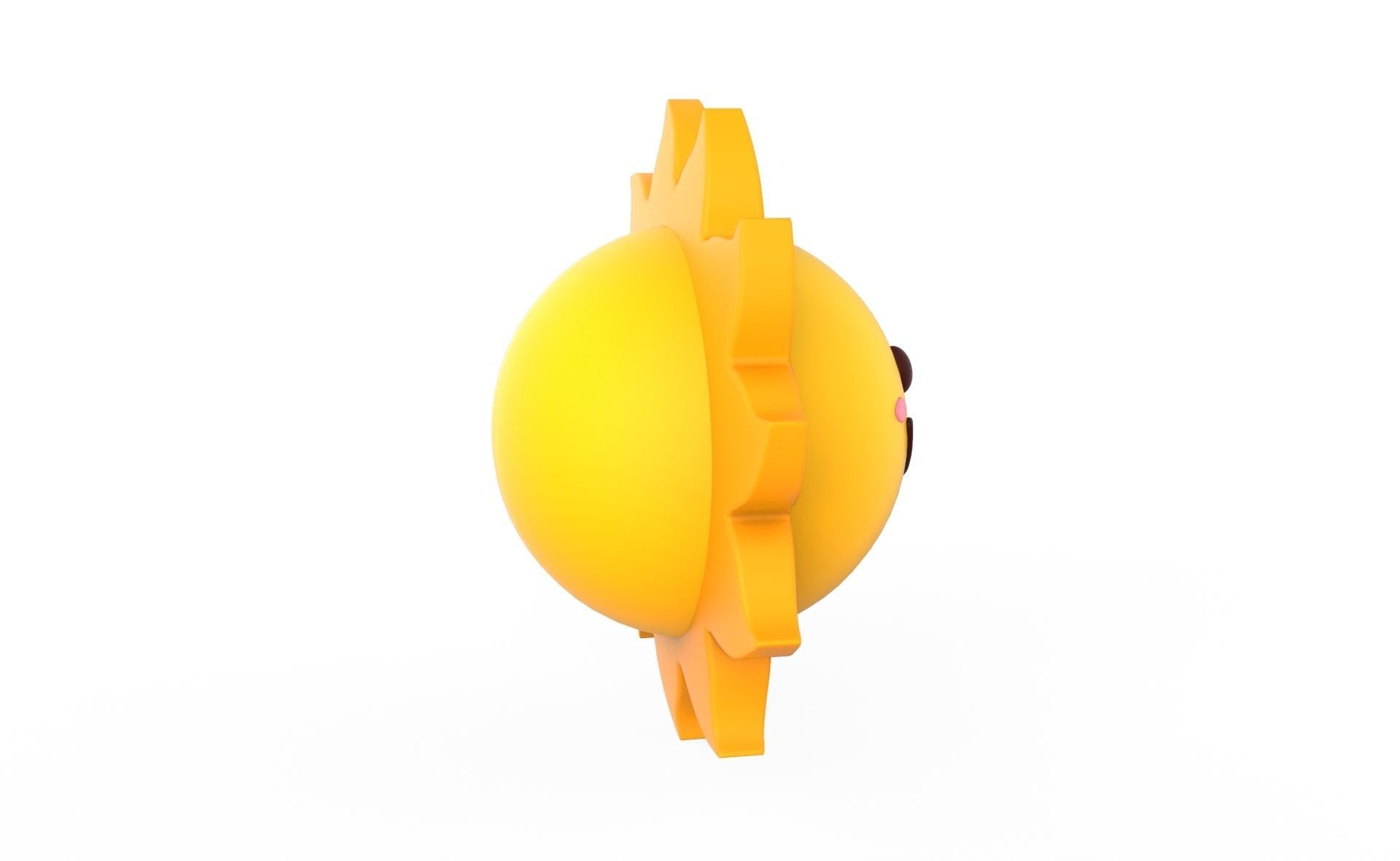 Prop99 Sun Low-poly 3D model_12